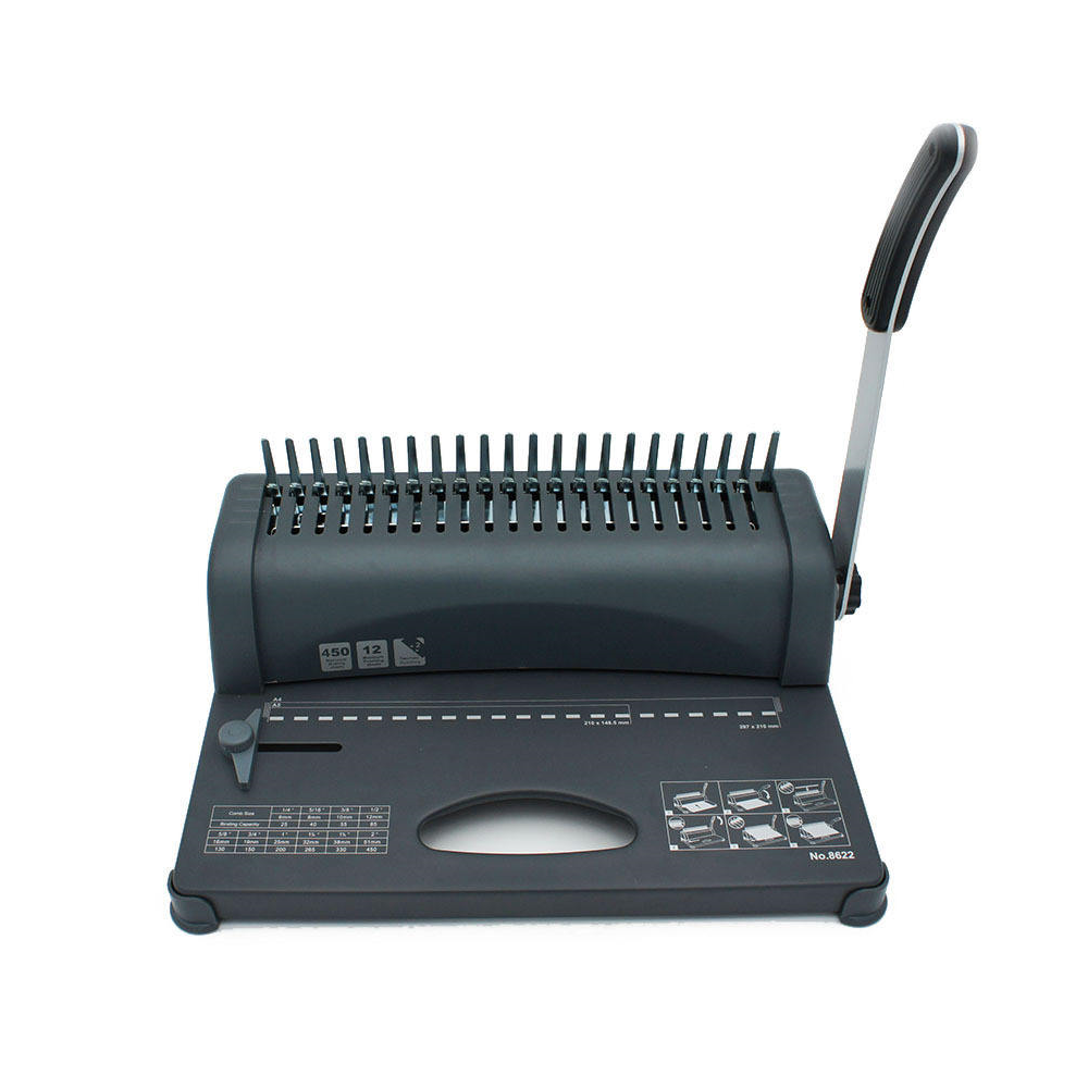 Binding Machine Comb - เครื่องเข้าเล่มแบบหวี 8622 รุ่น 21 รู สำหรับเจาะกระดาษ