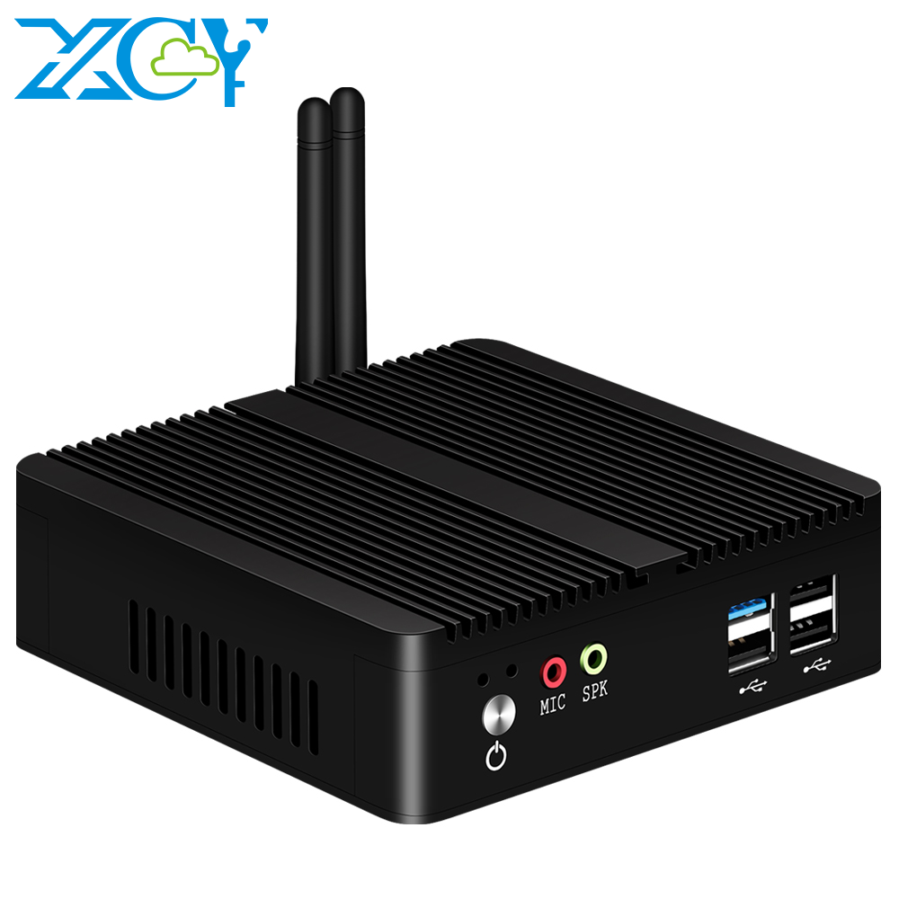 Thin Client Mini Pc - XCY Fanless คอมพิวเตอร์ขนาดเล็ก Intel Celeron J1900