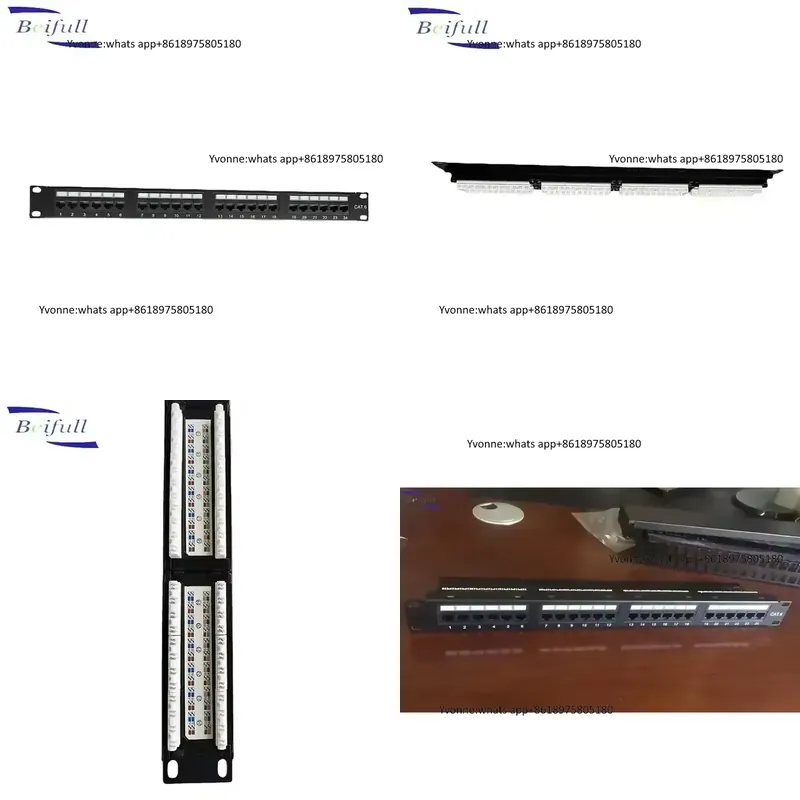 Patch Panel Cat6 - แผงแพทช์ UTP ขนาด 19 นิ้ว 6