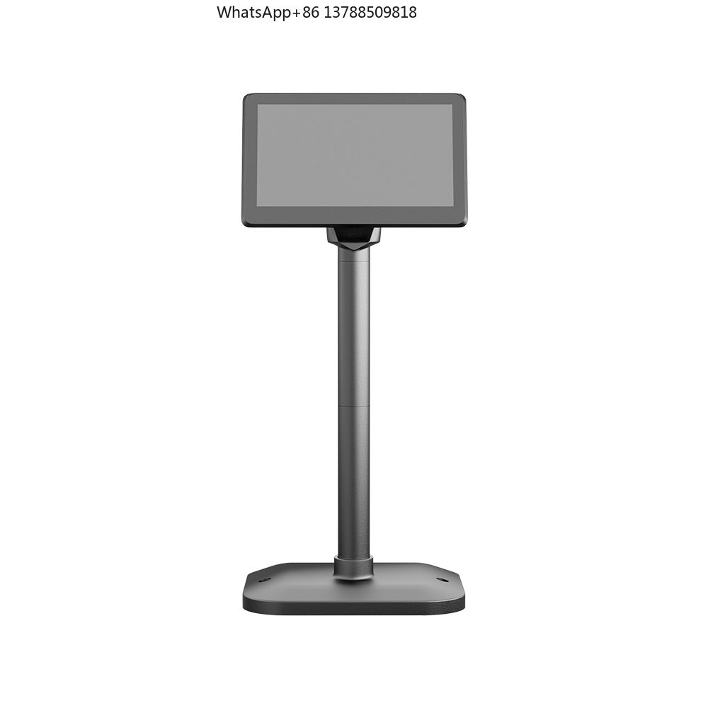 Pole Display Customer - หน้าจอแสดงผล LCD สำหรับลูกค้าแบบปรับได้แนวนอน 350 องศา พร้อมเสา