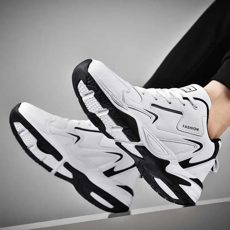 Tech Office Wear Men - เย็นฤดูใบไม้ผลิ GYM รองเท้าผ้าใบ Casual Loafers Mens