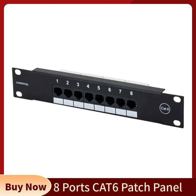 อะแดปเตอร์เครือข่ายแผง CAT6 8พ - Patch Panel Cat6 บทวิจารณ์และราคา