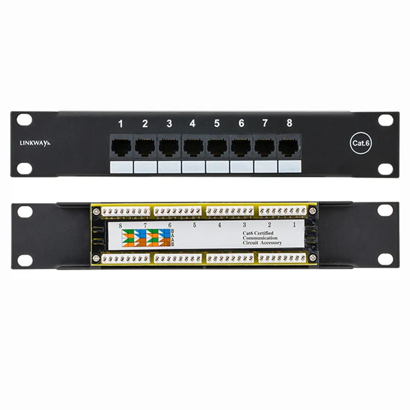 อะแดปเตอร์เครือข่ายแผง CAT6 8พ - Patch Panel Cat6 บทวิจารณ์และราคา