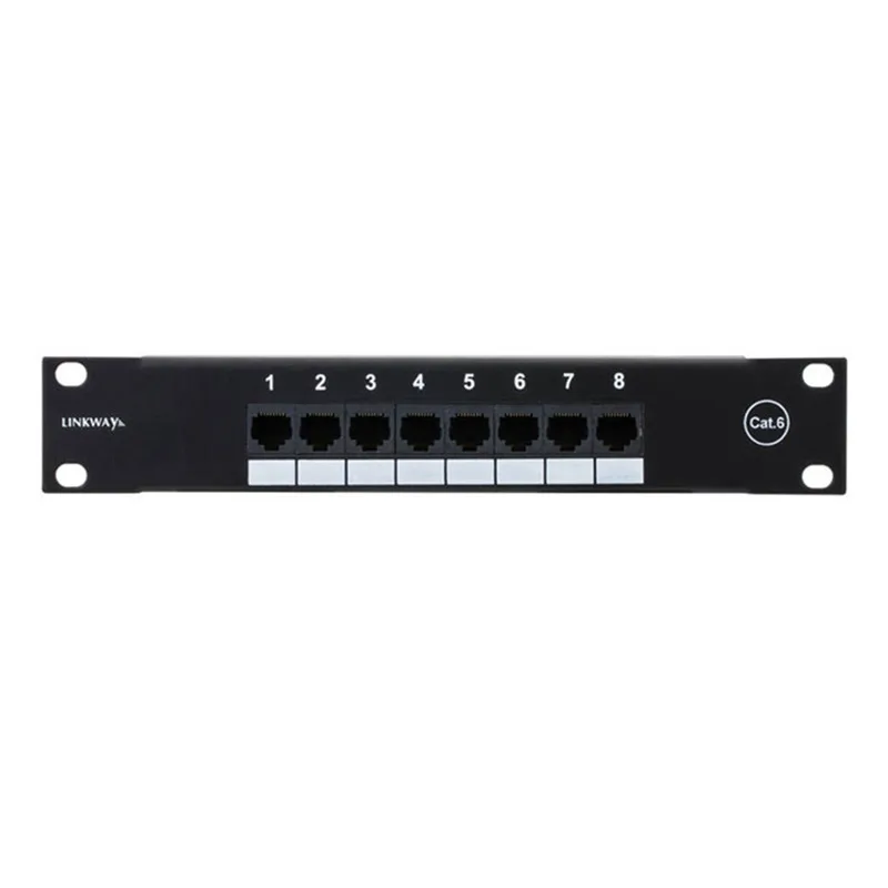 อะแดปเตอร์เครือข่ายแผง CAT6 8พ - Patch Panel Cat6 บทวิจารณ์และราคา