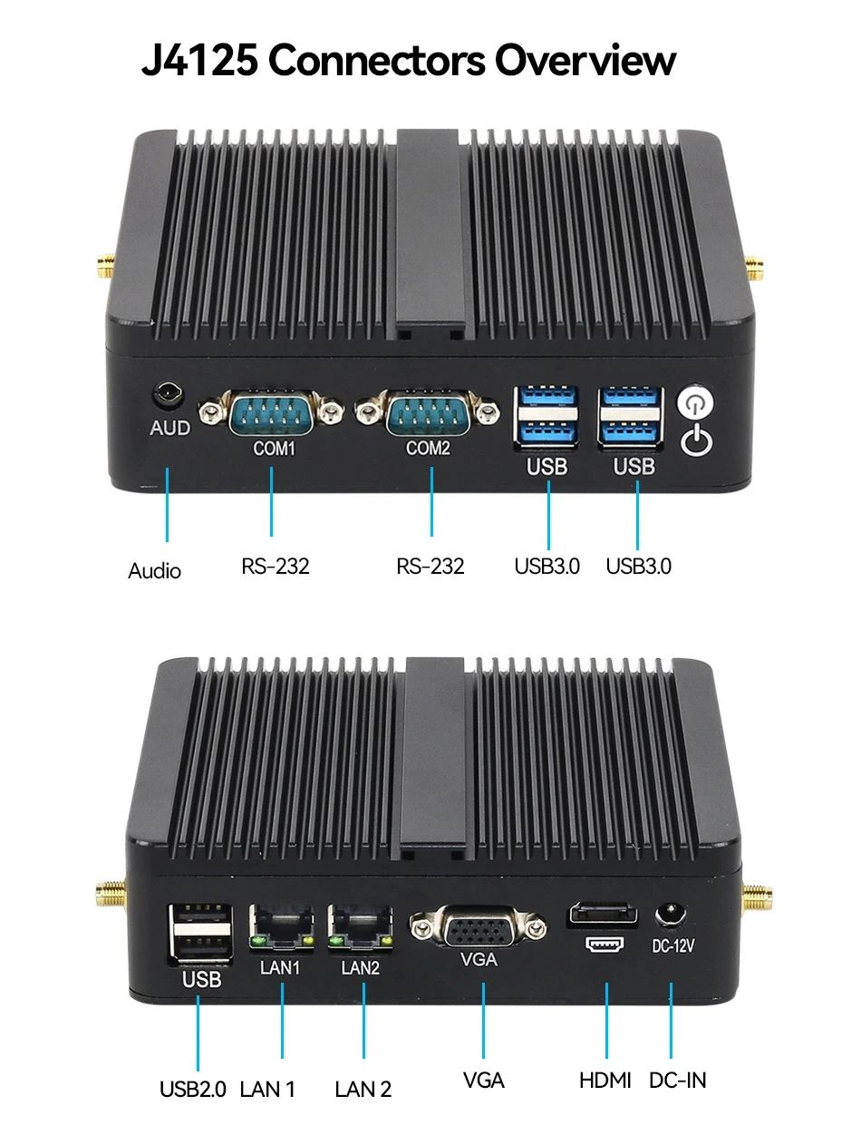 มินิพีซี Intel Celeron N5105 J - Thin Client Mini Pc บทวิจารณ์และราคา