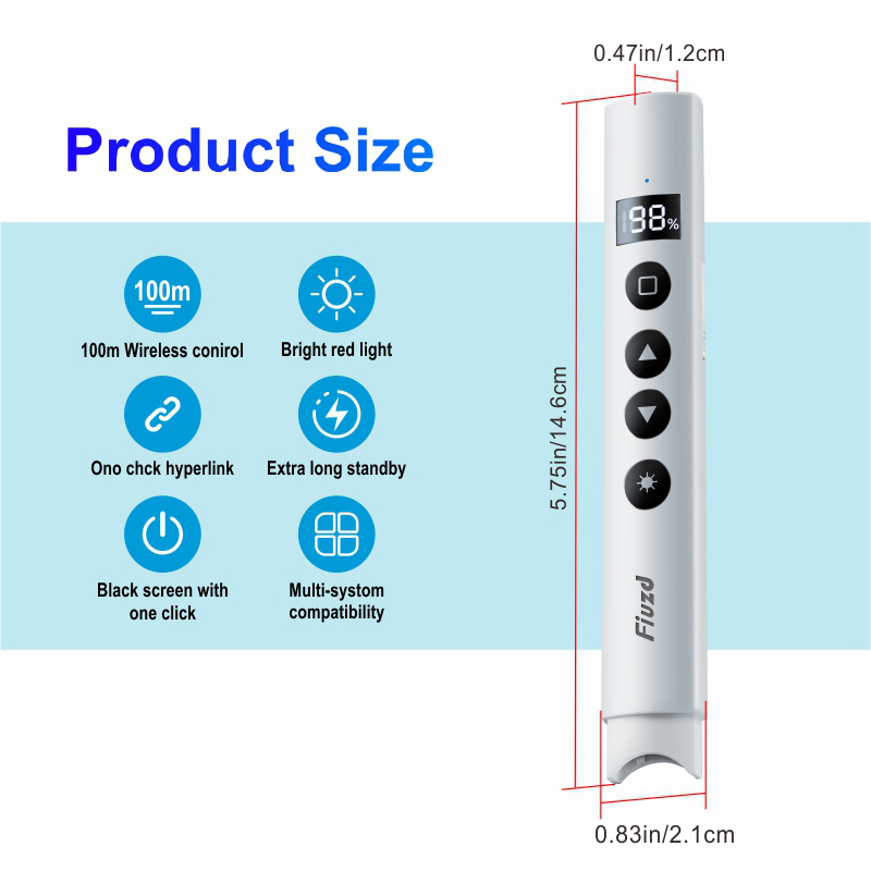 ปากกาเลเซอร์ไร้สายสีแดงสำหรับเ - Presentation Remote Laser บทวิจารณ์และราคา