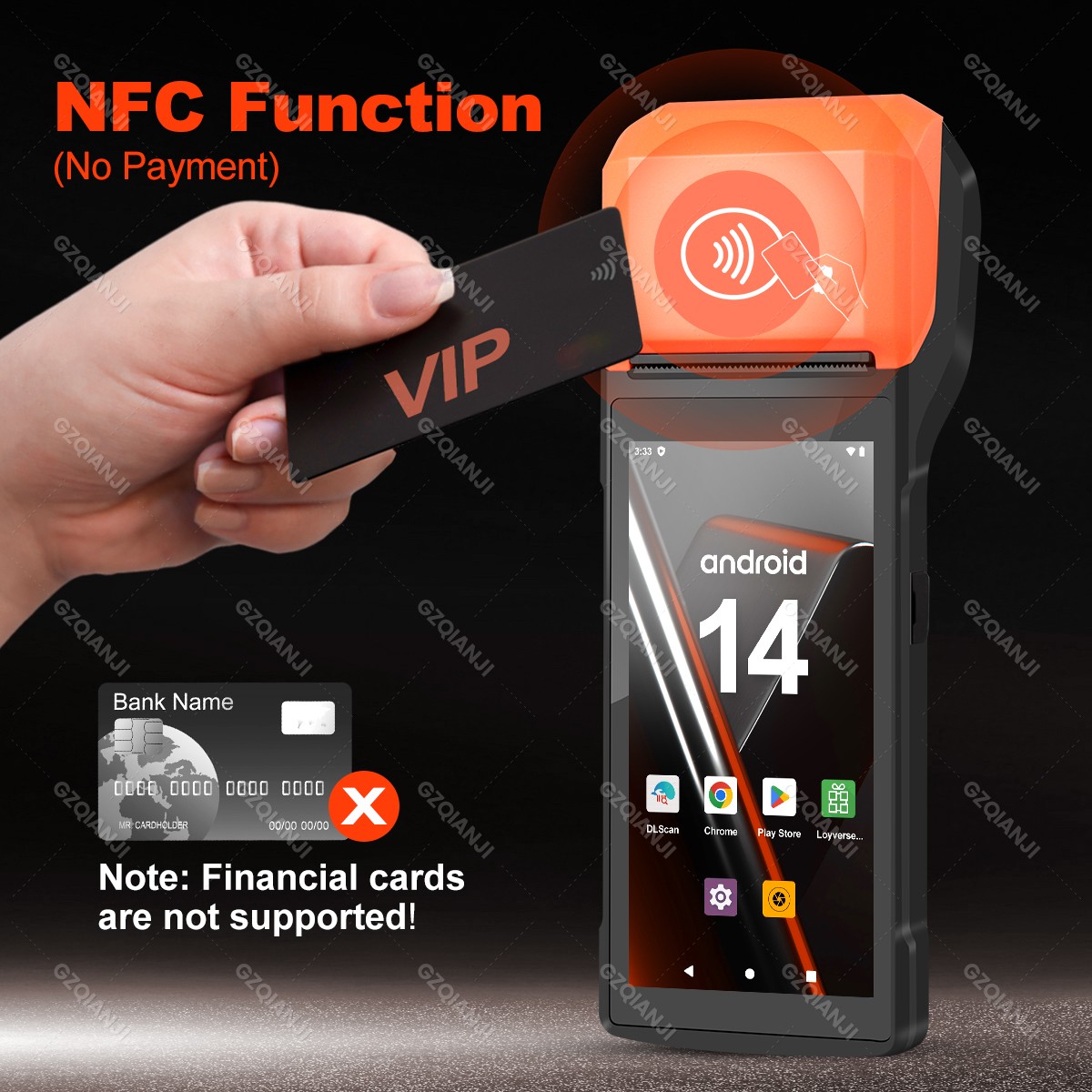มือถือ Android 13/14 PDA เครื่ - Pos Terminal Android บทวิจารณ์และราคา