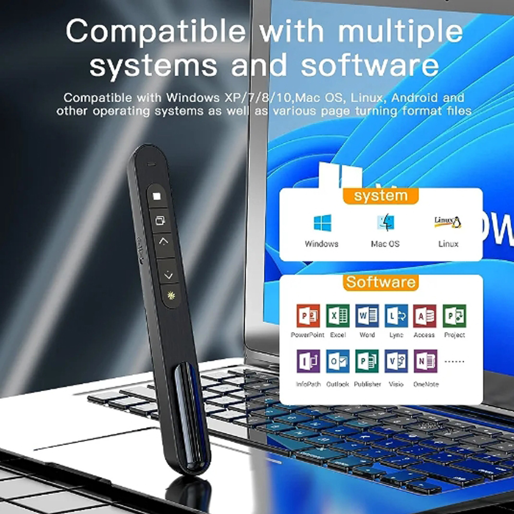 ปากกาเลเซอร์ไร้สายสีแดงสำหรับเ - Presentation Remote Laser บทวิจารณ์และราคา