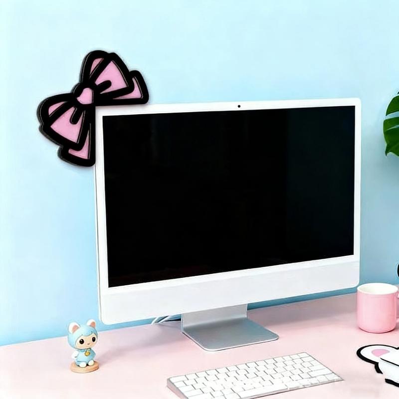 โบว์ไม้ตกแต่งหน้าจอ 1/2 ชิ้น น - Office Technologies บทวิจารณ์และราคา