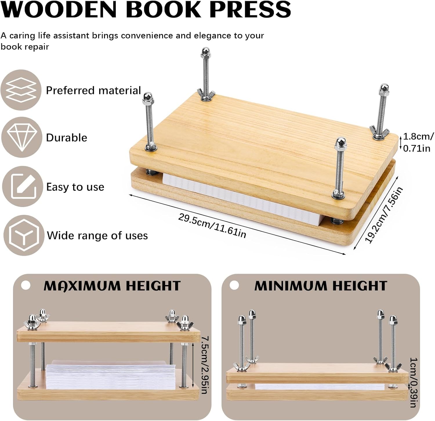 เครื่องกดหนังสือไม้, อุปกรณ์เข - Binding Machine Comb บทวิจารณ์และราคา