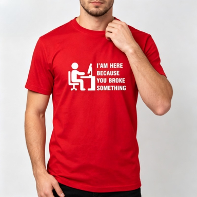 เสื้อยืดผู้ชายผ้าฝ้ายเนื้อนุ่ม - Tech Office Wear Men บทวิจารณ์และราคา