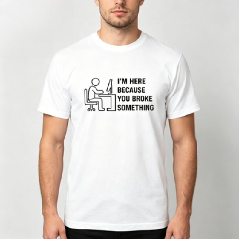 เสื้อยืดผู้ชายผ้าฝ้ายเนื้อนุ่ม - Tech Office Wear Men บทวิจารณ์และราคา