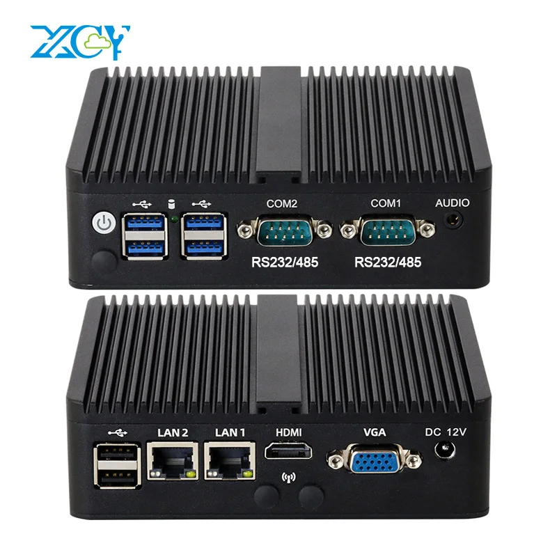 Intel Celeron Fanless อุตสาหกร - Thin Client Mini Pc บทวิจารณ์และราคา