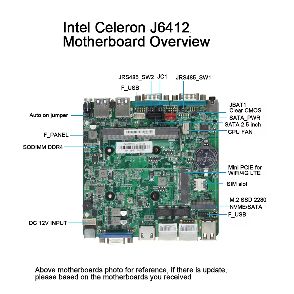 Intel Celeron Fanless อุตสาหกร - Thin Client Mini Pc บทวิจารณ์และราคา