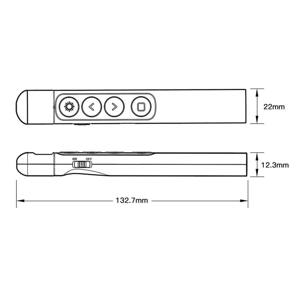 Laser Presentation Pointer 2.4 - Presentation Remote Laser บทวิจารณ์และราคา