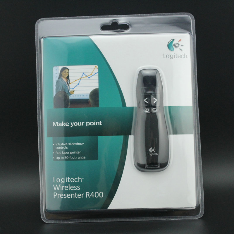 Logitech R400 Wireless Present - Presentation Remote Laser บทวิจารณ์และราคา
