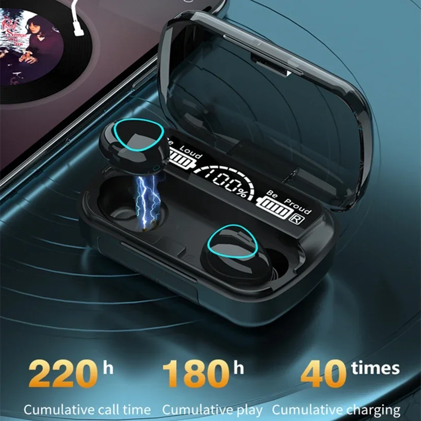 หูฟังบลูทูธไร้สาย M10 TWS 5.3  - Office Work Tech บทวิจารณ์และราคา