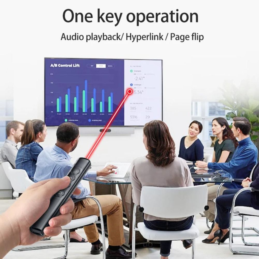 รีโมทไร้สาย 2.4GHz สำหรับงานนำ - Presentation Remote Laser บทวิจารณ์และราคา