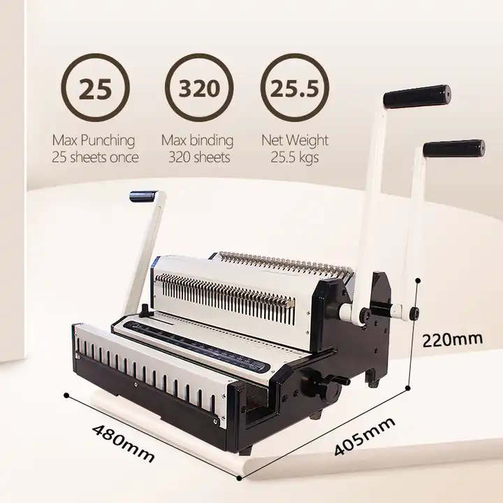 เครื่องเข้าเล่มแบบหวีลวด, เจาะ - Binding Machine Comb บทวิจารณ์และราคา