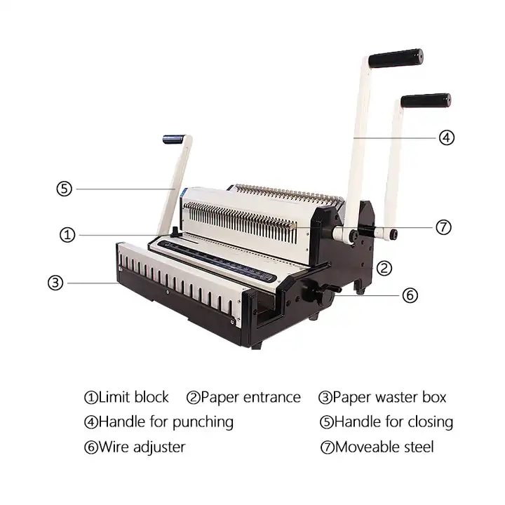 เครื่องเข้าเล่มแบบหวีลวด, เจาะ - Binding Machine Comb บทวิจารณ์และราคา