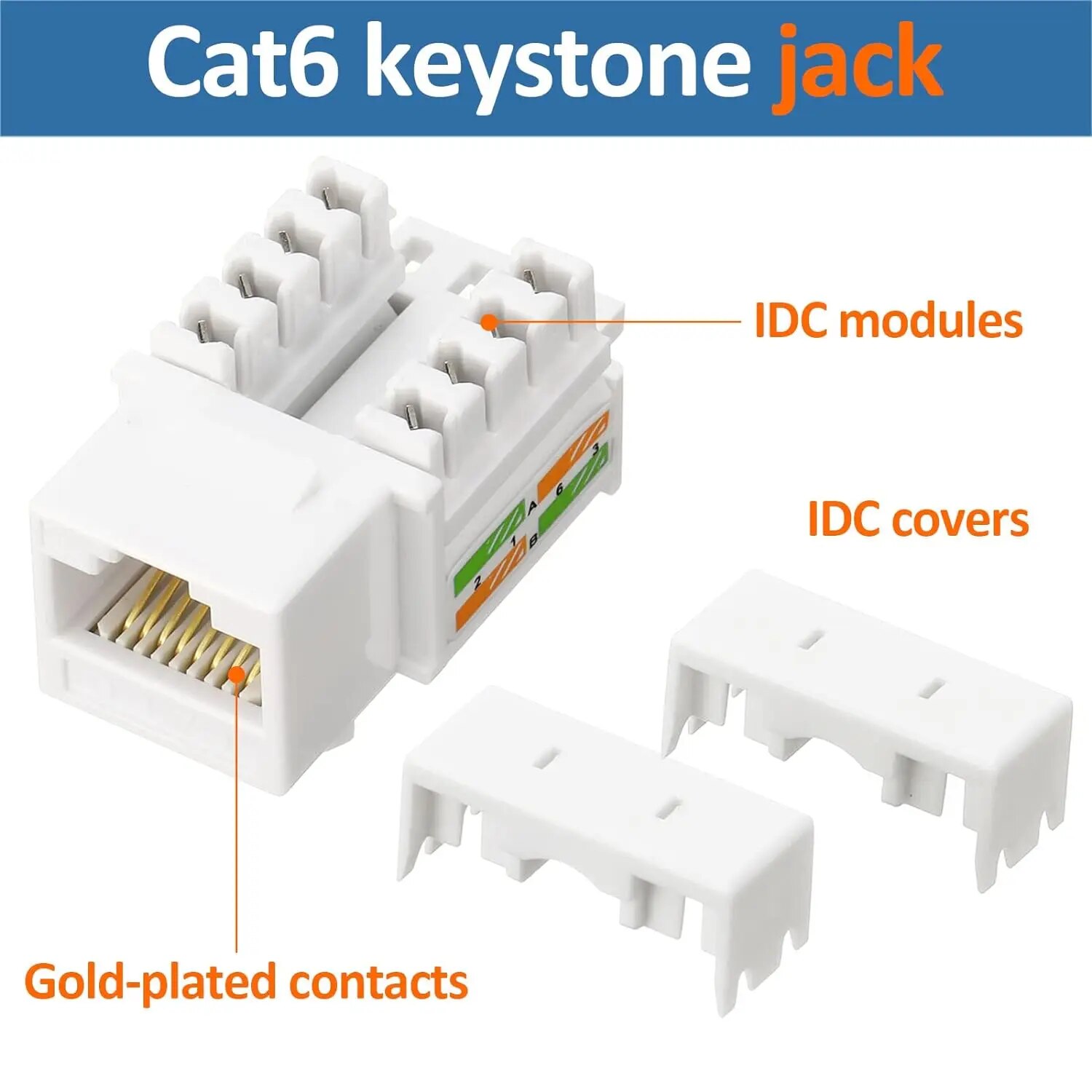 ZoeRax ชุด 10 ชิ้น แจ็คคีย์สโต - Patch Panel Cat6 บทวิจารณ์และราคา