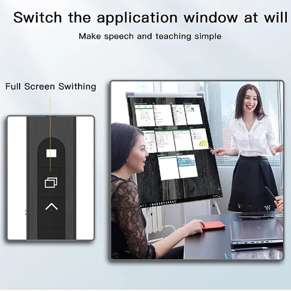 ใหม่ Wireless Presenter สีแดงเ - Presentation Remote Laser บทวิจารณ์และราคา