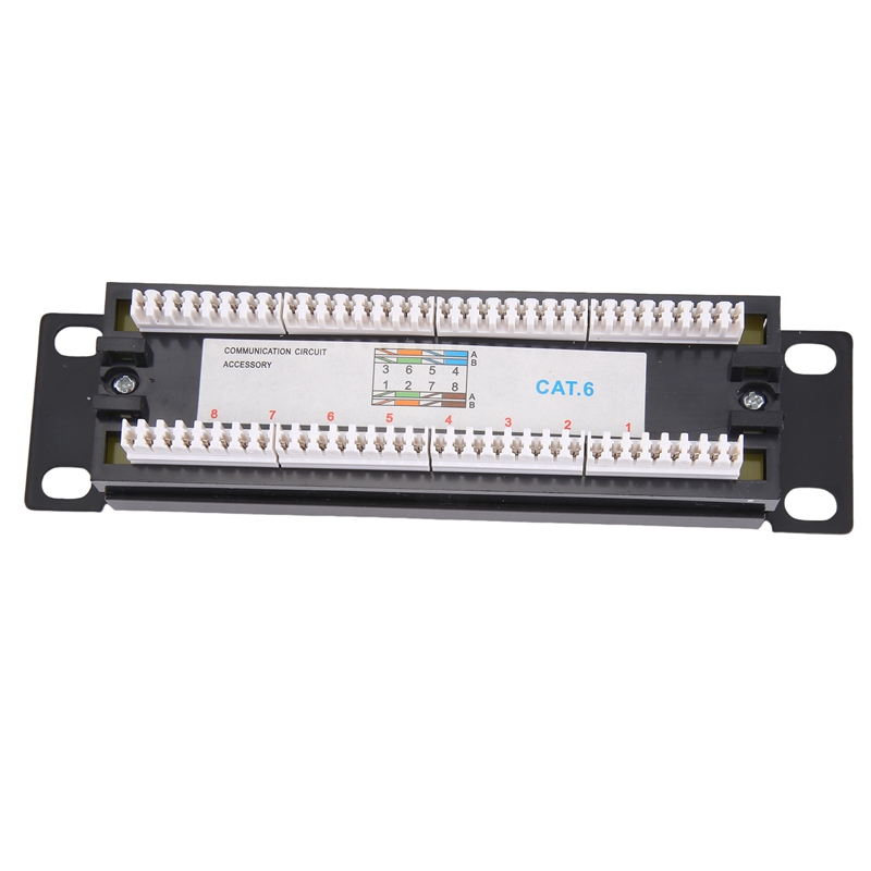 แผงแพทช์ CAT6 8 พอร์ต สำหรับติ - Patch Panel Cat6 บทวิจารณ์และราคา