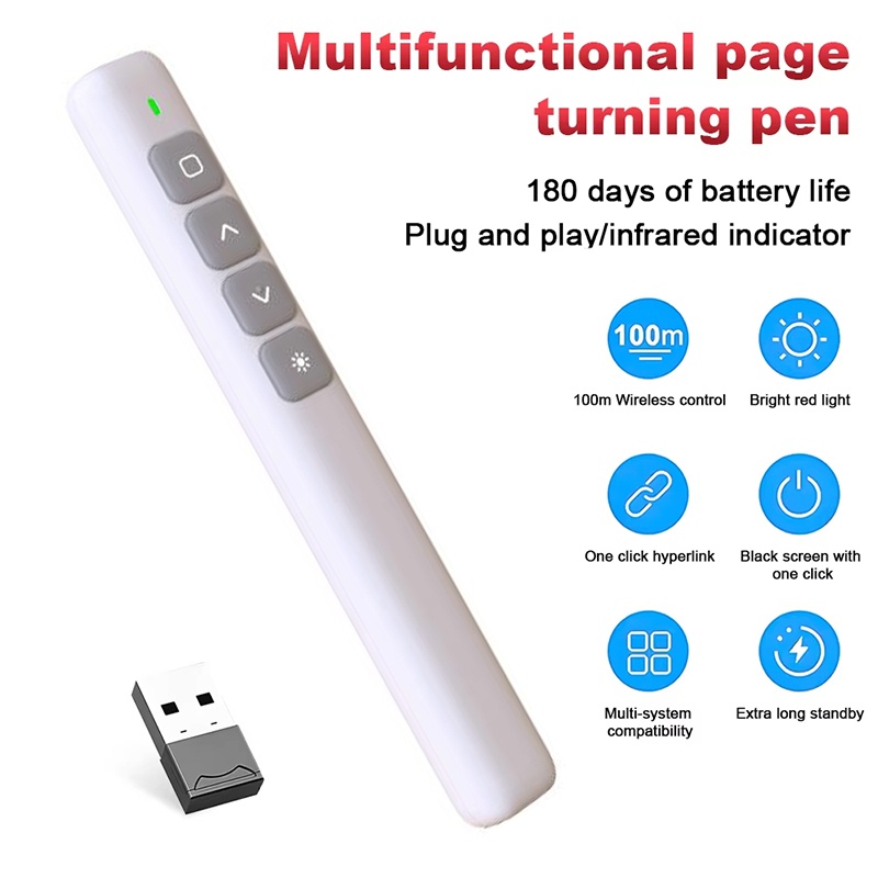 ปากกาเลเซอร์พาวเวอร์พอยท์ สำหร - Presentation Remote Laser บทวิจารณ์และราคา
