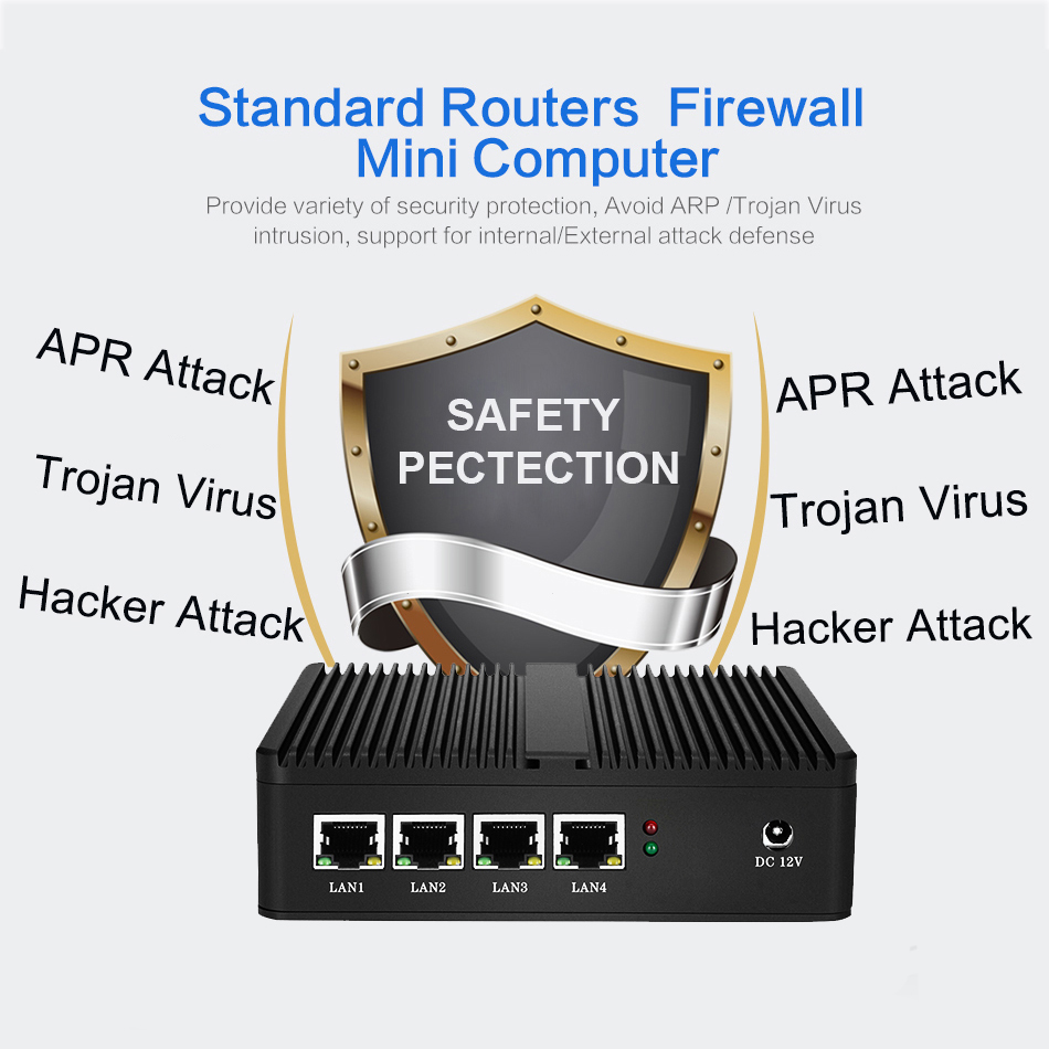 มินิพีซีไร้พัดลม 4 พอร์ตอีเธอร - Thin Client Mini Pc บทวิจารณ์และราคา