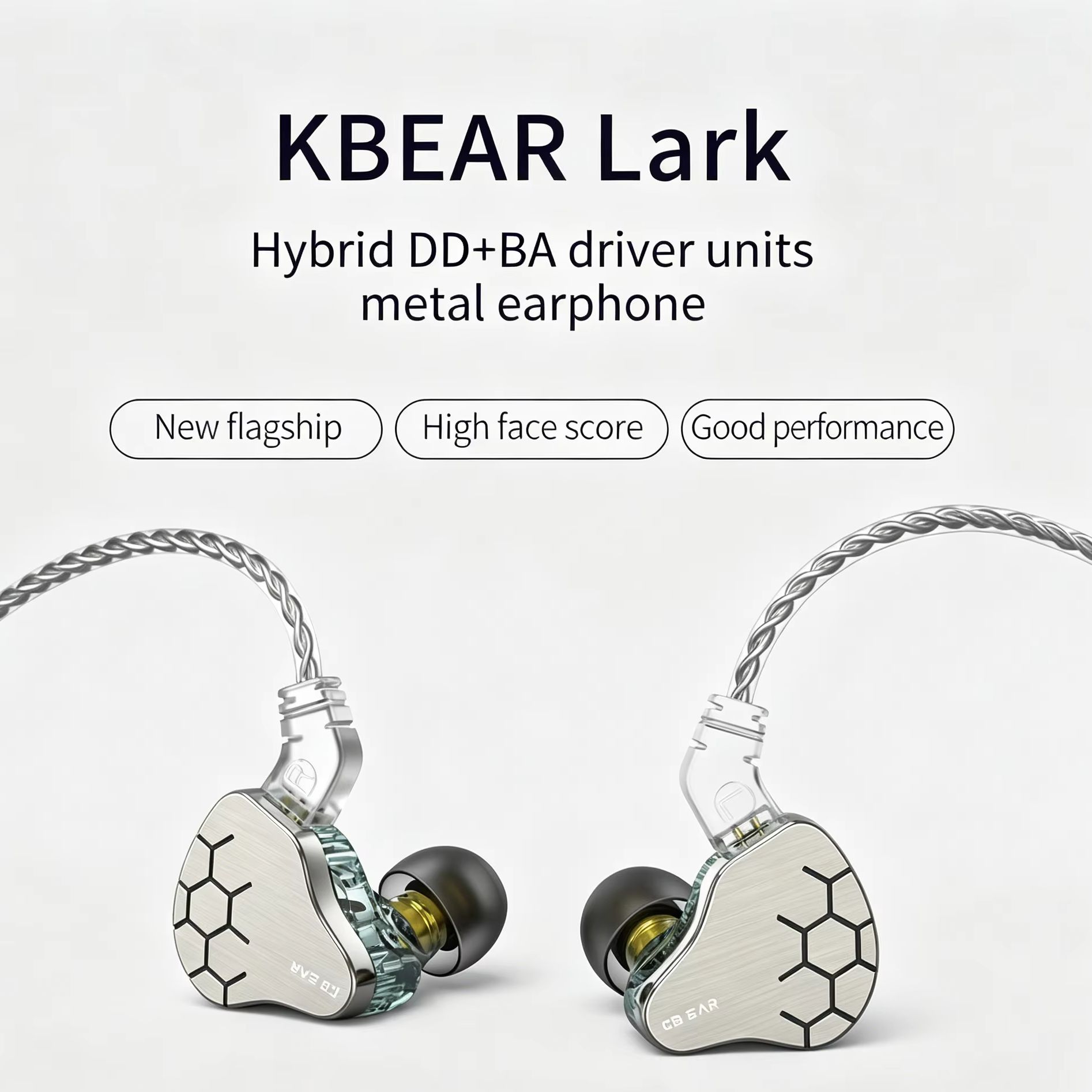 KBEAR Lark 1DD+1BA ไฮบริด IEM  - Office Work Tech บทวิจารณ์และราคา