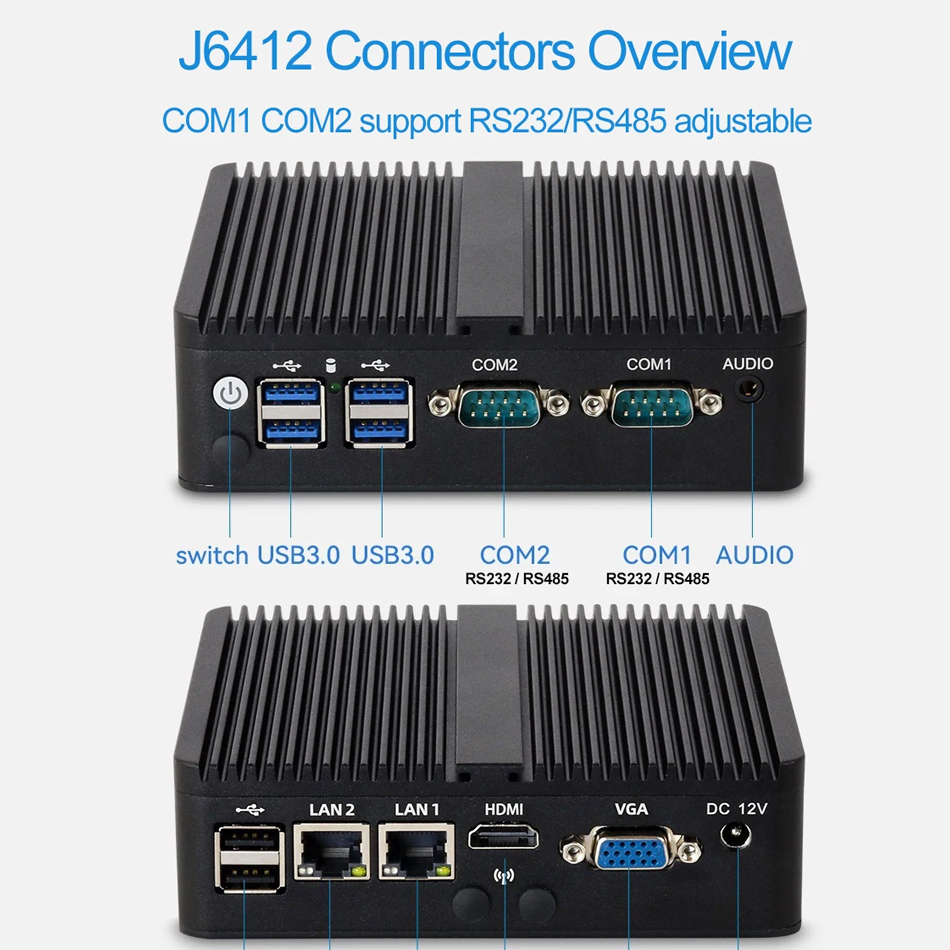 XCY Mini PC Intel Celeron J641 - Thin Client Mini Pc บทวิจารณ์และราคา