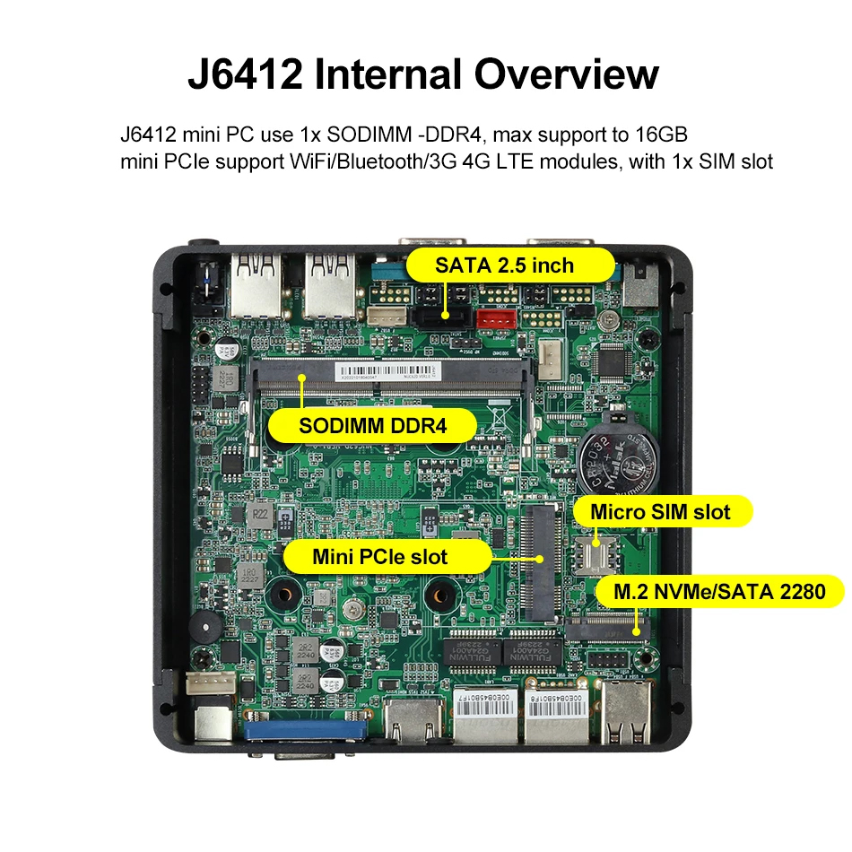 XCY Mini PC Intel Celeron J641 - Thin Client Mini Pc บทวิจารณ์และราคา