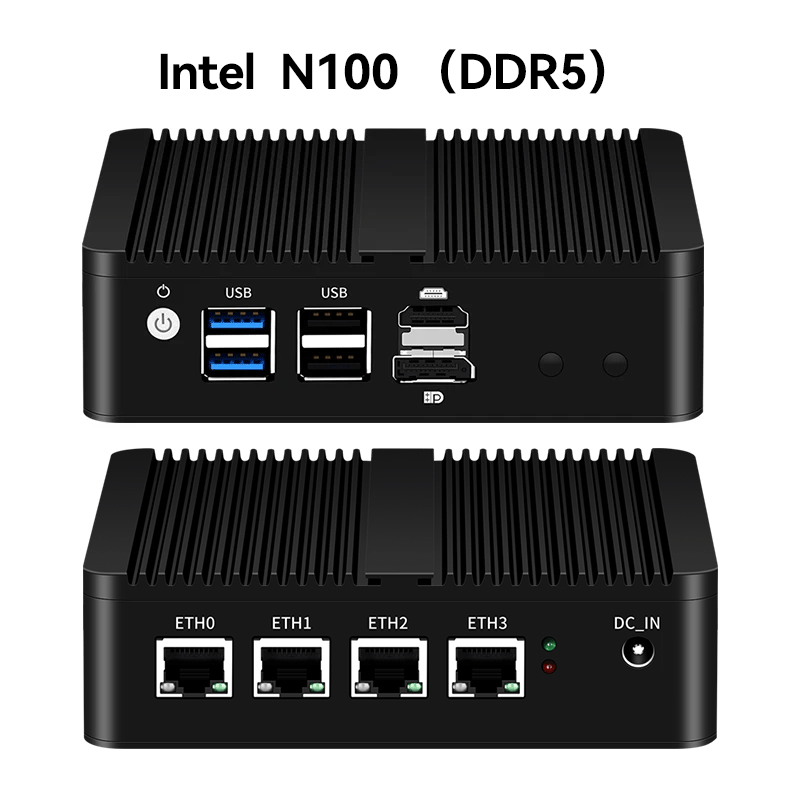 มินิพีซี XCY แบบไม่มีพัดลม Int - Thin Client Mini Pc บทวิจารณ์และราคา