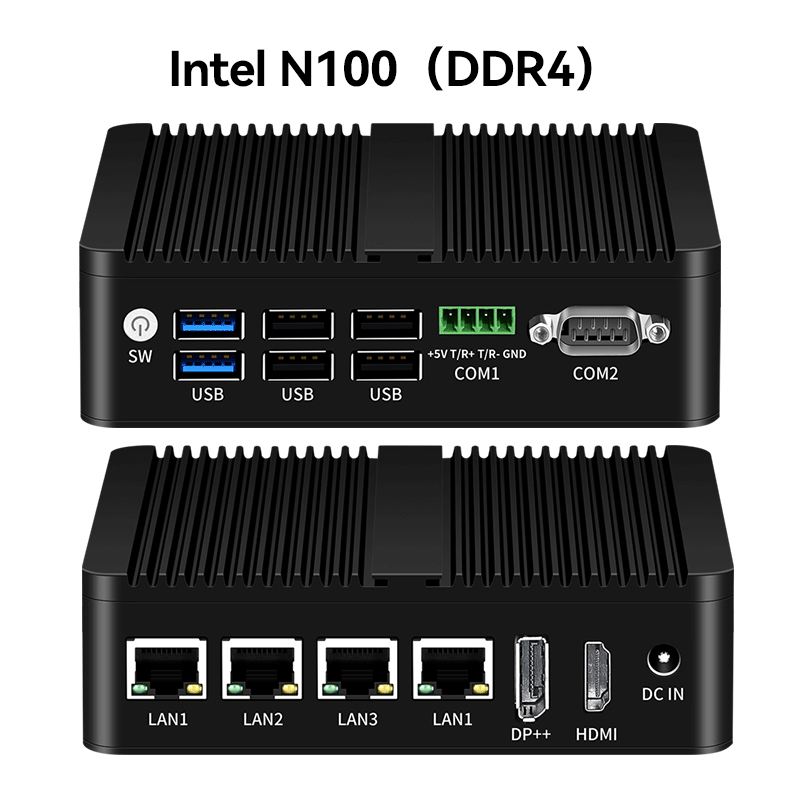 มินิพีซี XCY แบบไม่มีพัดลม Int - Thin Client Mini Pc บทวิจารณ์และราคา