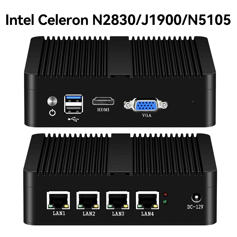มินิพีซี XCY แบบไม่มีพัดลม Int - Thin Client Mini Pc บทวิจารณ์และราคา