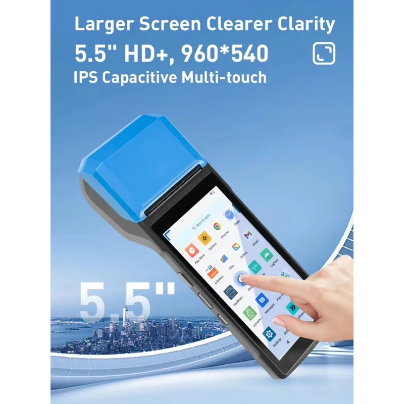 เครื่องบันทึกเงินสดแบบพกพา And - Pos Terminal Android บทวิจารณ์และราคา