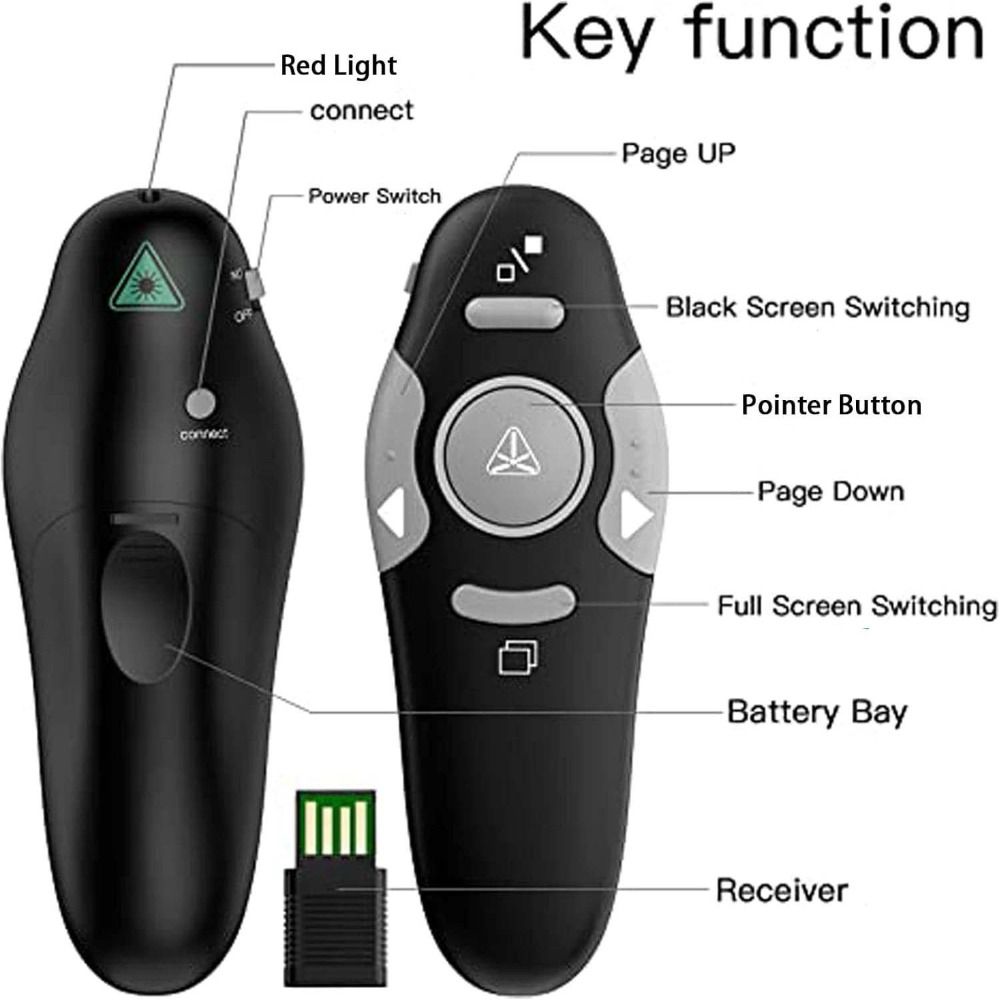 รีโมทควบคุมพาวเวอร์พอยต์แบบสมา - Presentation Remote Laser บทวิจารณ์และราคา